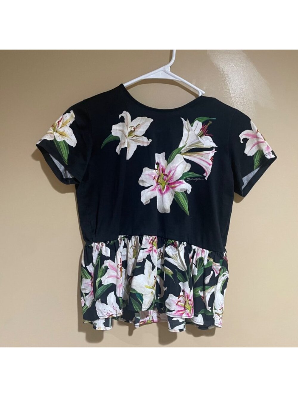 Dolce & Gabbana Lilly print top